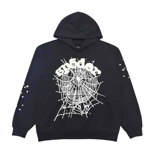 SP5DER OG WEB HOODIE BLACK