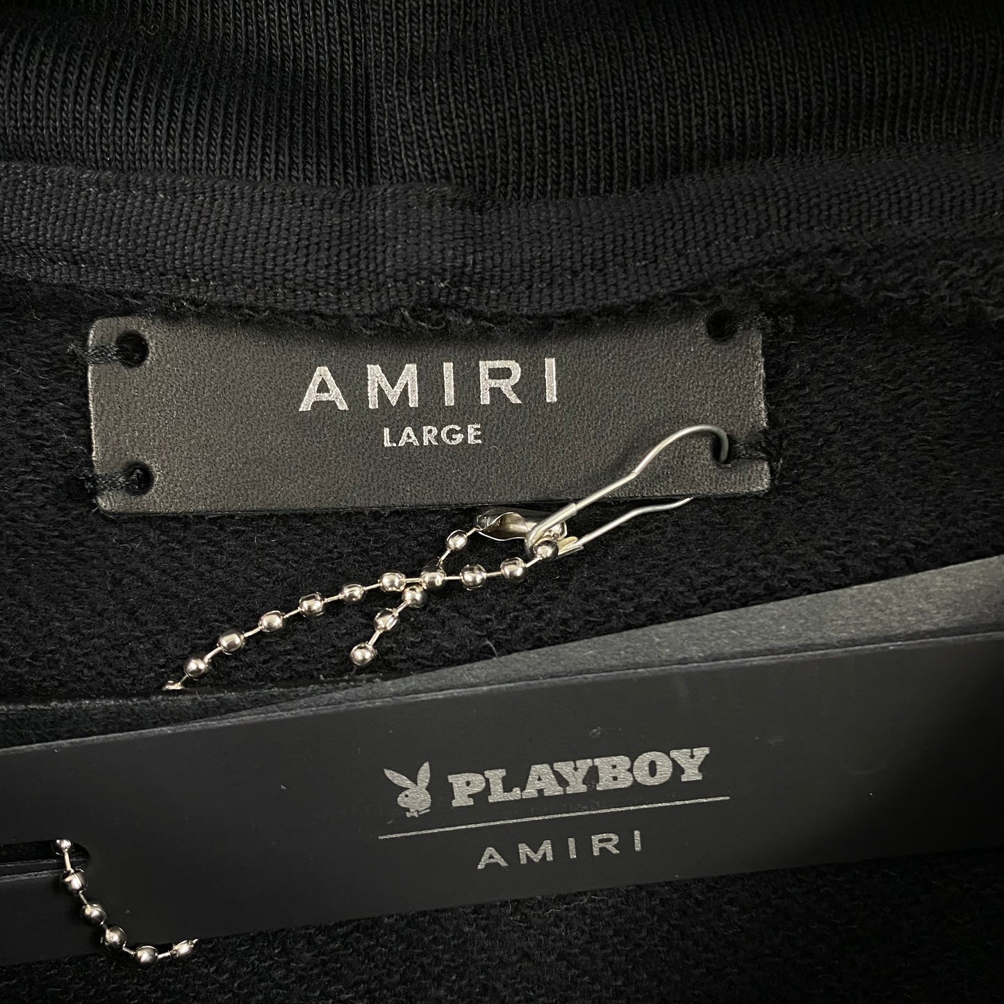 AMIRI PLAYBOY LOGO HOODIE BLACK YELLOW